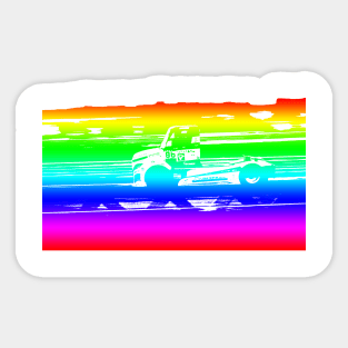 truck speed Sticker